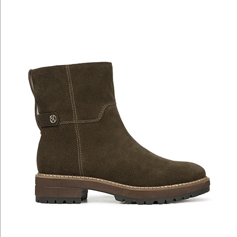 Franco Sarto Roalba Green Suede Boots